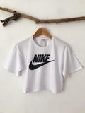 Croptop Tshirt - Woman Set - Wool - Trench - kısa kollu tişört kadın  temel T Shirt kadınlar Casual o-boyun Hipster tişört