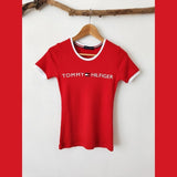 Croptop Tshirt - Woman Set - Wool - Trench - kısa kollu tişört kadın  temel T Shirt kadınlar Casual o-boyun Hipster tişört