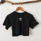 Croptop Tshirt - Woman Set - Wool - Trench - kısa kollu tişört kadın  temel T Shirt kadınlar Casual o-boyun Hipster tişört